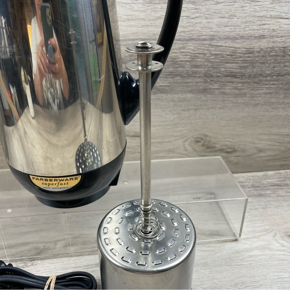 FARBERWARE Superfast Fully Automatic 12 Cup Percolator 142 Yonkers NY Coffee - Picture 4 of 12